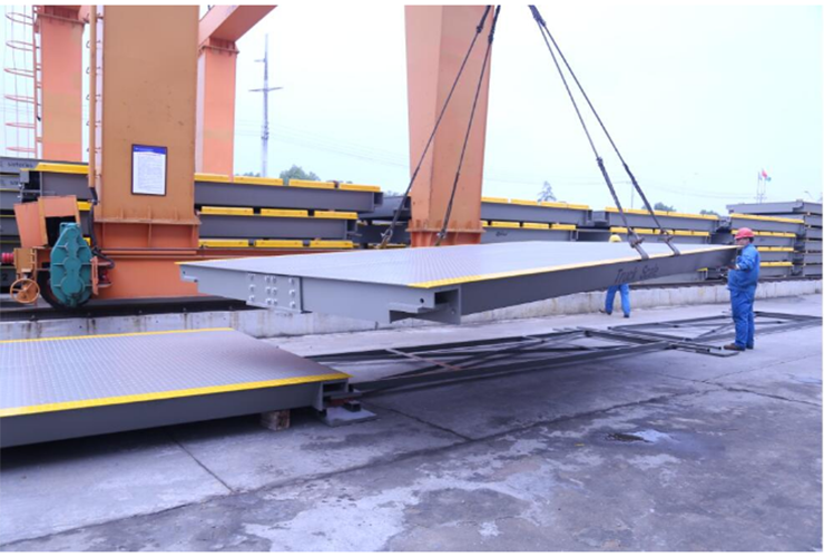 100T industrial protable truck scale