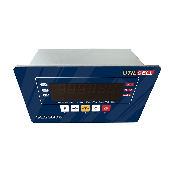 SL550C8 panel-mounted process control indicator