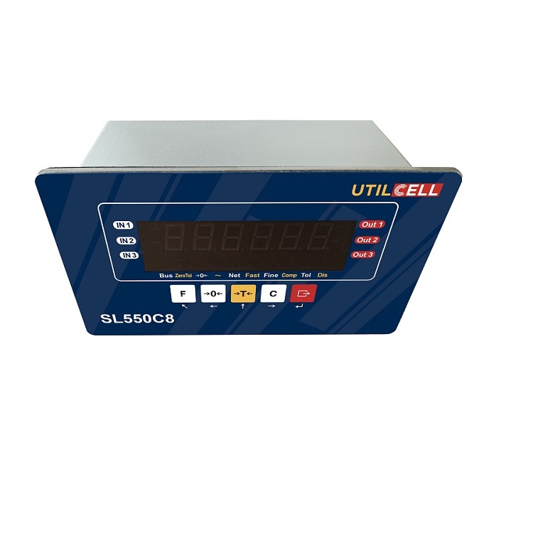 SL550C8 panel-mounted process control indicator